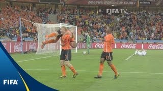 Netherlands v Slovakia  2010 FIFA World Cup  Match Highlights [upl. by Eelarak]