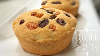 Moist Butter Raisin Cupcakes  Delicious raisin cake recipe  เค้กเนยสดลูกเกด สูตรบัตเตอร์เค้ก [upl. by Coke122]