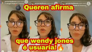 💣 Queren afirma que wendy jones é usuaria🔥 Wendy no APT do amigo Jones acampando [upl. by Yraccaz]