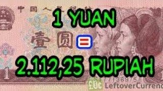 TERJAWAB 1 yuan berapa rupiah [upl. by Adis903]