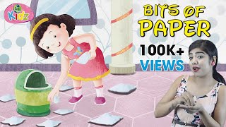 BITS OF PAPER  ENGLISH RHYME  KIDS RHYME [upl. by Etnovahs687]