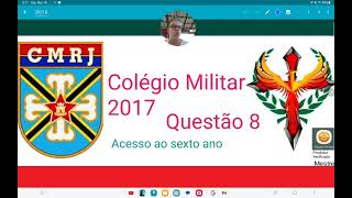 Colégio Militar 2017 questão 8 Um torneio de xadrez terá alunos de escolas militares CMRJ CMCG CMB [upl. by Ecirtac]