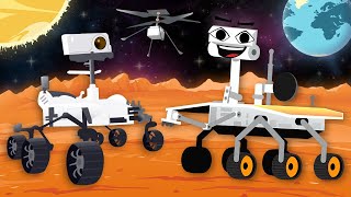 Learn About ALL The Rovers That Landed On Mars  Space Songs For Kids  KLT [upl. by Buehler903]