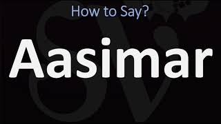 How to Pronounce Aasimar CORRECTLY [upl. by Africa574]