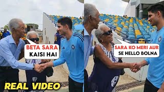 Watch Westindies Cricketer Garry Sobers Met Indian Players And Having Fun With Subhman Gill [upl. by Annaihs]