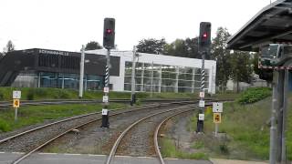 Auf Straßenbahngleisen in Zwickau mit der Vogtlandbahn [upl. by Llerihs]