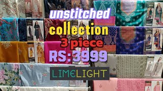 LimeLight unstitched 3 piece collectionsalwar kameez dupatta beautiful 2024 [upl. by Nauh]