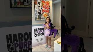 Brought her drawing to life Thank you haroldmovie sonypictures funthingstodowithkids artist [upl. by Uhn]