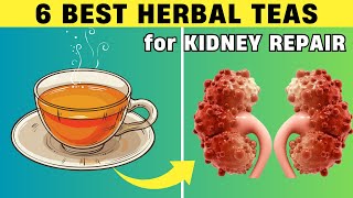 MUST DRINK 6 BEST Herbal Teas Home Remedies for Kidney Repair  PureNutrition [upl. by Ragouzis451]