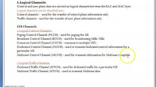 LTE ChannelsPDSCHPUCCHLogical channelPhysical ChannelTranport Channel [upl. by Brigham]