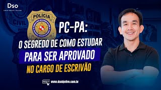 PCPA O segredo de como estudar para ser APROVADO no cargo de Escrivão  Juliano Yamakawa [upl. by Rusel468]