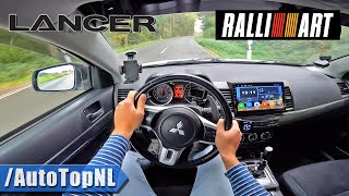 Mitsubishi Lancer Ralliart POV Test Drive by AutoTopNL [upl. by Ravo]