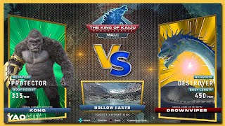 Kong vs Drownviper with Healthbars  Concept Gameplay Video [upl. by Askwith102]