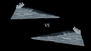 ImperialI Star Destroyer VS ImperialII Star Destroyer Star Wars Empire at War Thrawns Revenge [upl. by Anihc]