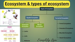 Ecosystem  Different types of Ecosystem  Environmental Science  EVS  Simplify Law [upl. by Staal]