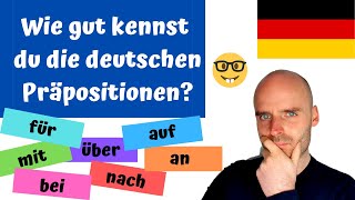 Verben  Präpositionen  A2 B1 B2  Learn German  Deutsch lernen [upl. by Esinev]