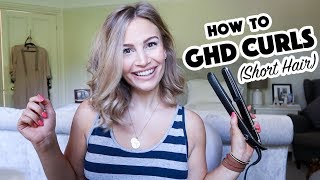 How To Curl ShortMedium Hair with Straighteners [upl. by Haridan]