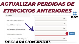 Perdida de ejercicios anteriores personas físicas  Declaración anual [upl. by Rehpotsyrhc]