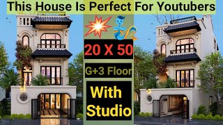 20 X 50 House Plan ll House Ideas For Youtubers 🧞ll [upl. by Labana221]