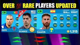 DLS 24  🔥 OVER 💯 RARE PLAYERS UPDATED newupdate newrating newplayer dreamleaguesoccer2024 [upl. by Romie]