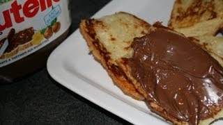 Pain perdu Nutella facile 🍞 [upl. by Ackerley]