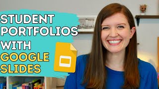 How To Create Student ePortfolios With Google Slides  Teacher EdTech Tutorial [upl. by Nilsoj]