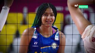 Florangel Terrero la dominicana que se adueñó del ataque de GÉMINIS  LNSV 20232024 👋🏐🏆 [upl. by Camroc192]