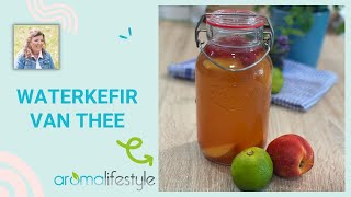 Waterkefir maken van thee theefir [upl. by Yvette]