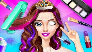 Fun Girl Care Kids Game  Princess Gloria Makeup Salon  Frozen Beauty Makeover Games For Girls [upl. by Shepley]