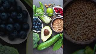 Learn about the Benefits of a plant based diet [upl. by Alegnatal171]