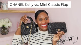 Chanel Kelly vs Mini Classic Flap [upl. by Inman]