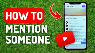 How to Tag Mention Someone on Youtube  Full Guide [upl. by Cloe]