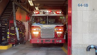 FDNY PIERCE RESCUE FDNY RESCUE 4 GOES OUT TO A MVA USING THE FDNY’S ONLY 2007 PIERCE ARROW XT [upl. by Germaine]