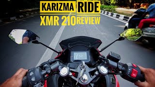 2024 Hero Karizma XMR 210 Bs7 e20 Full Ride Review  R15 amp RS200 Killer [upl. by Nhguahs]