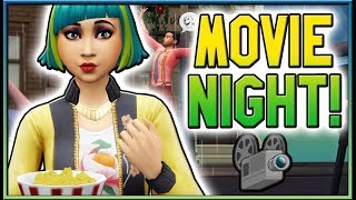 MOVIE NIGHT Event Mod  The Sims 4 by KawaiiStacie [upl. by Hatty]