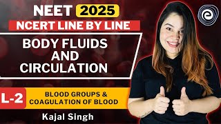 Body Fluids and Circulation I L2 I Blood Groups amp Coagulation of Blood I NCERT Biology  Kajal Singh [upl. by Rebbecca791]