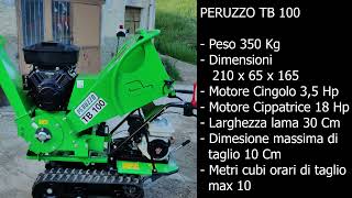 Cippatore TB 100 C Peruzzo [upl. by Aisilef]