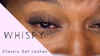 Wispy Classic Lash Extensions Beginner Tutorial MUST WATCH [upl. by Beaumont411]