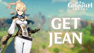 How to Get Jean in Genshin Impact 2024  Genshin Impact Tutorial [upl. by Ahsela]