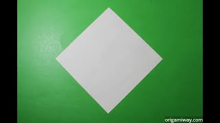 How To Make A Square Piece Of Paper For Origami HD [upl. by Tiat]