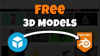 Sketchfab addon for Blender Get 1000s of FREE 3D Models [upl. by Hsotnas567]