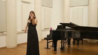 Aya Sagiv  JS Bach prelude from suite no 2 in D minor for viola solo [upl. by Rebma]