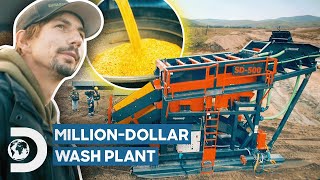 Parker’s NEW MillionDollar Custom Wash Plant  Gold Rush [upl. by Eenalem]