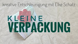 Miniverpackung aus Designerpapier von Stampin Up® [upl. by Hebe263]