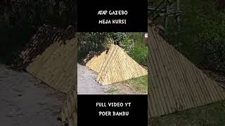 Contoh atap dan gazebo model meja kursi [upl. by Haymes]