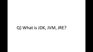 What is JDK JVM JRE in Java [upl. by Audy103]