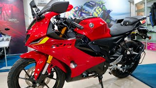 2022 Yamaha R15 Version 40 New Model  Metallic Red  Yamaha R15 V4  Price specs [upl. by Duval]