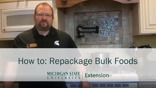 How to Repackage Bulk Foods [upl. by Zarihs]