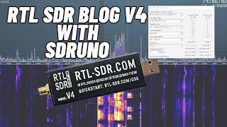 RTLSDR Blog V4 mit SDRUNO [upl. by Arriek]