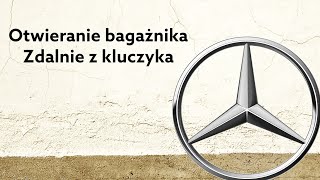 Mercedes w203 c klasa otwieranie bagażnika z pilota [upl. by Towbin]